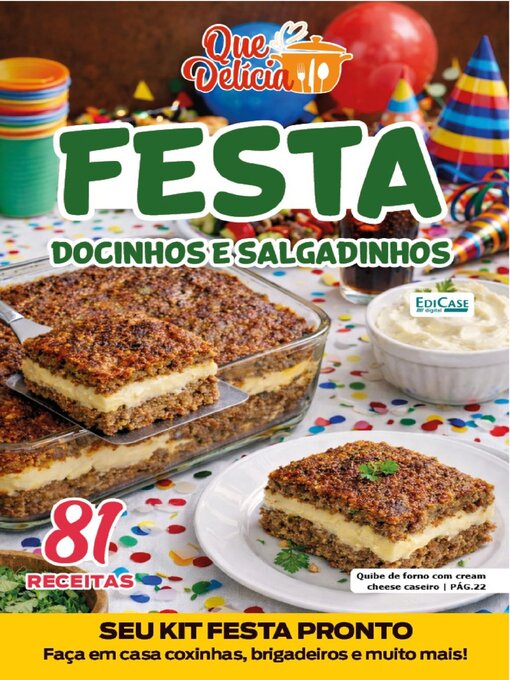 Cover image for Que Delícia